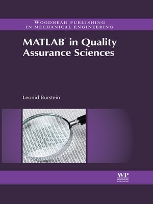 cover image of Matlab&#174; in Quality Assurance Sciences